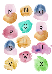 Upper case and lower case matching game 2