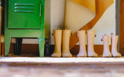 Our quick DIY mudroom corner